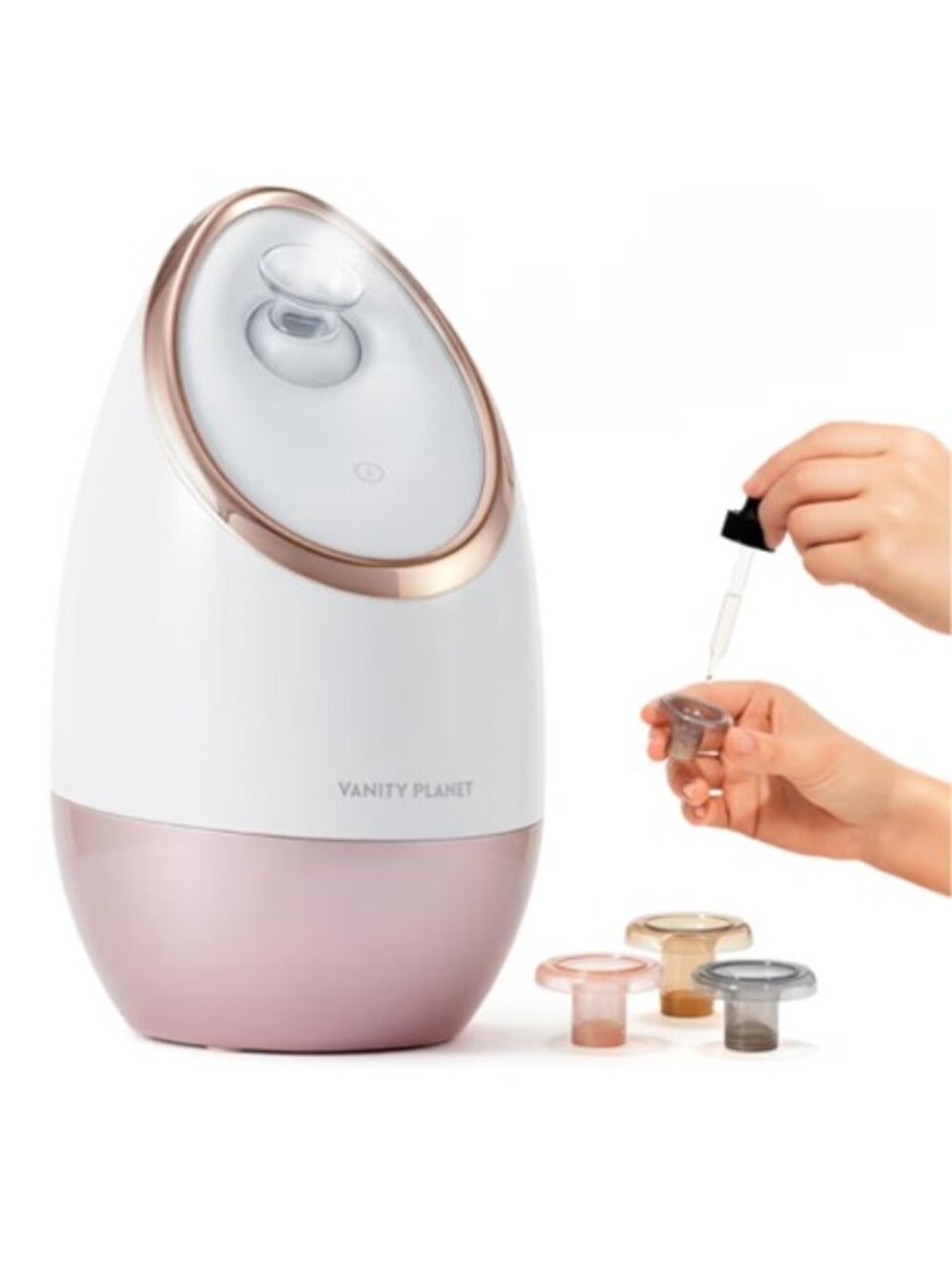 NEW Vanity Planet Aira Ionic Facial Steamer Rose Gold | Nano Ionic Pore Cleanser